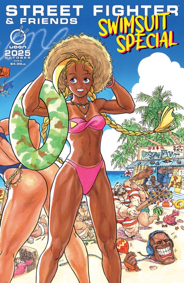 2025 STREET FIGHTER & FRIENDS SWIMSUIT SPECIAL #1 NISHIMURA WRAP - RATIO VARIANT - 1:5 (RELEASE: 10/1/25)