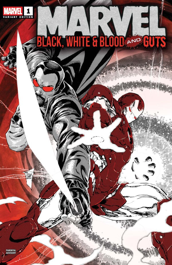 MARVEL: BLACK, WHITE & BLOOD AND GUTS #1 PHILIP TAN - RATIO VARIANT - 1:25 (RELEASE: 10/8/25)