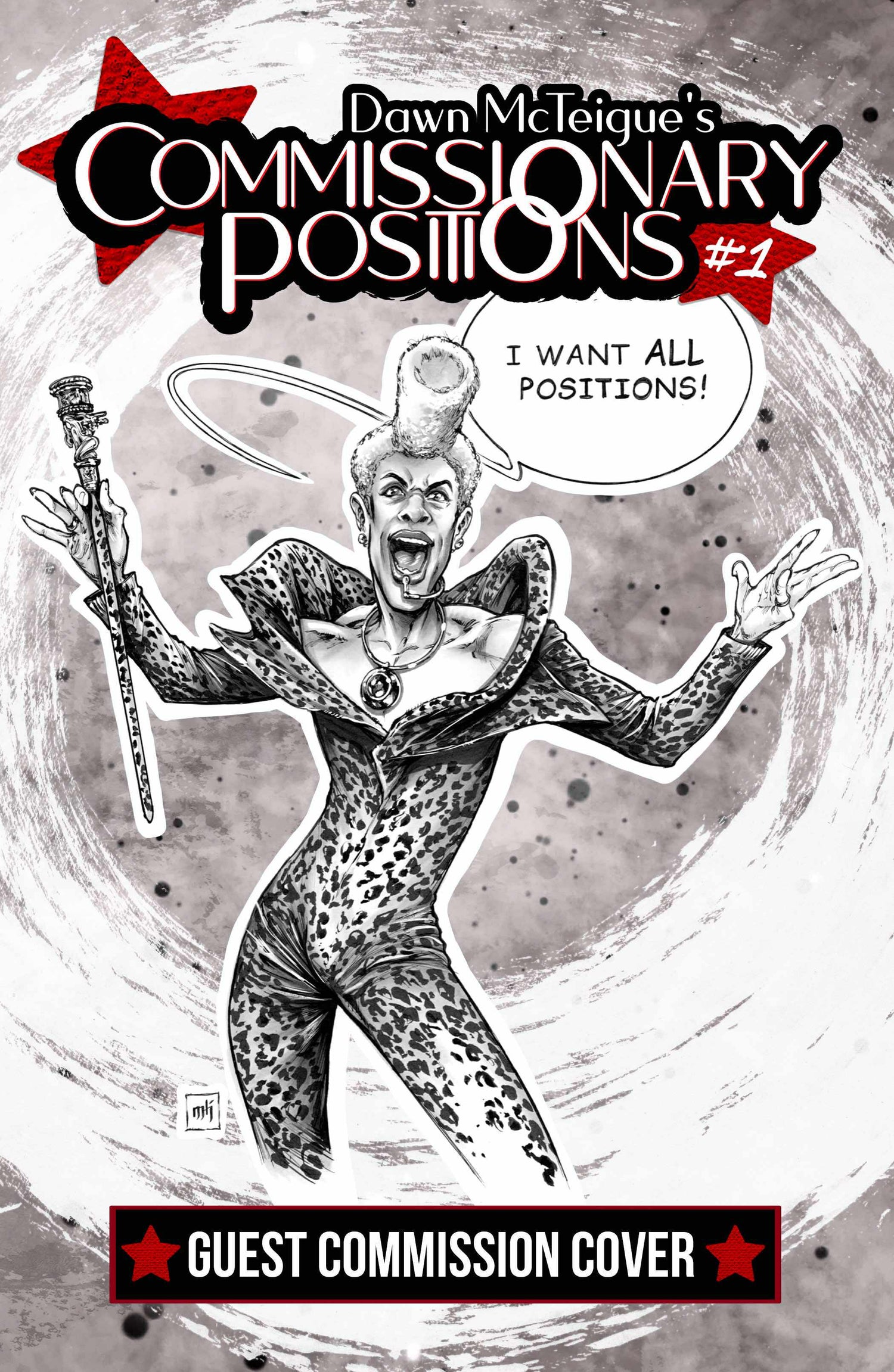DAWN MCTEIGUE'S COMMISSIONARY POSITIONS #1 - NYCC EXCLUSIVE - MIKE KROME VARIANT - LTD 100