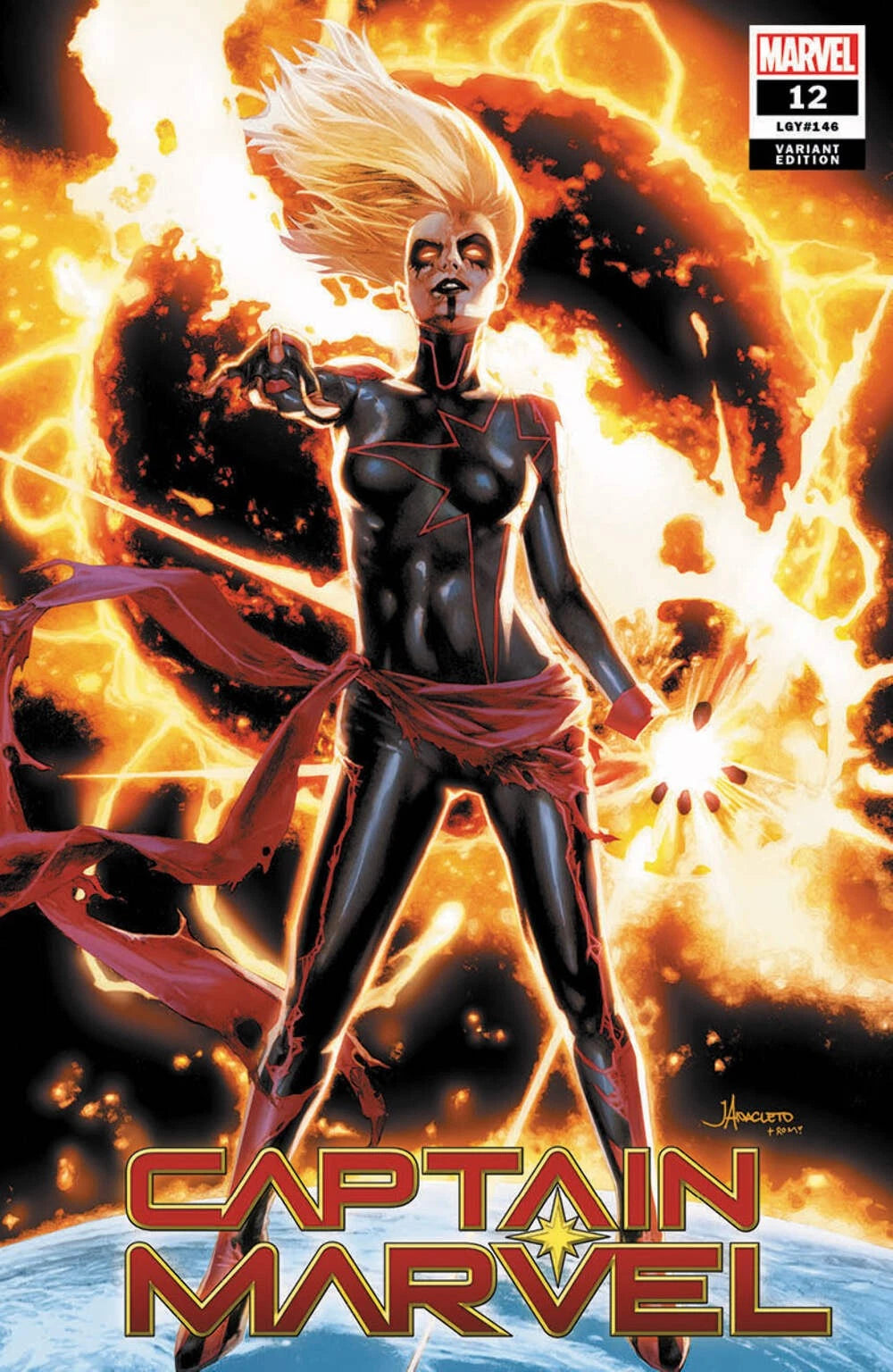 CAPTAIN MARVEL #12 ANACLETO - TRADE DRESS - LTD 3000