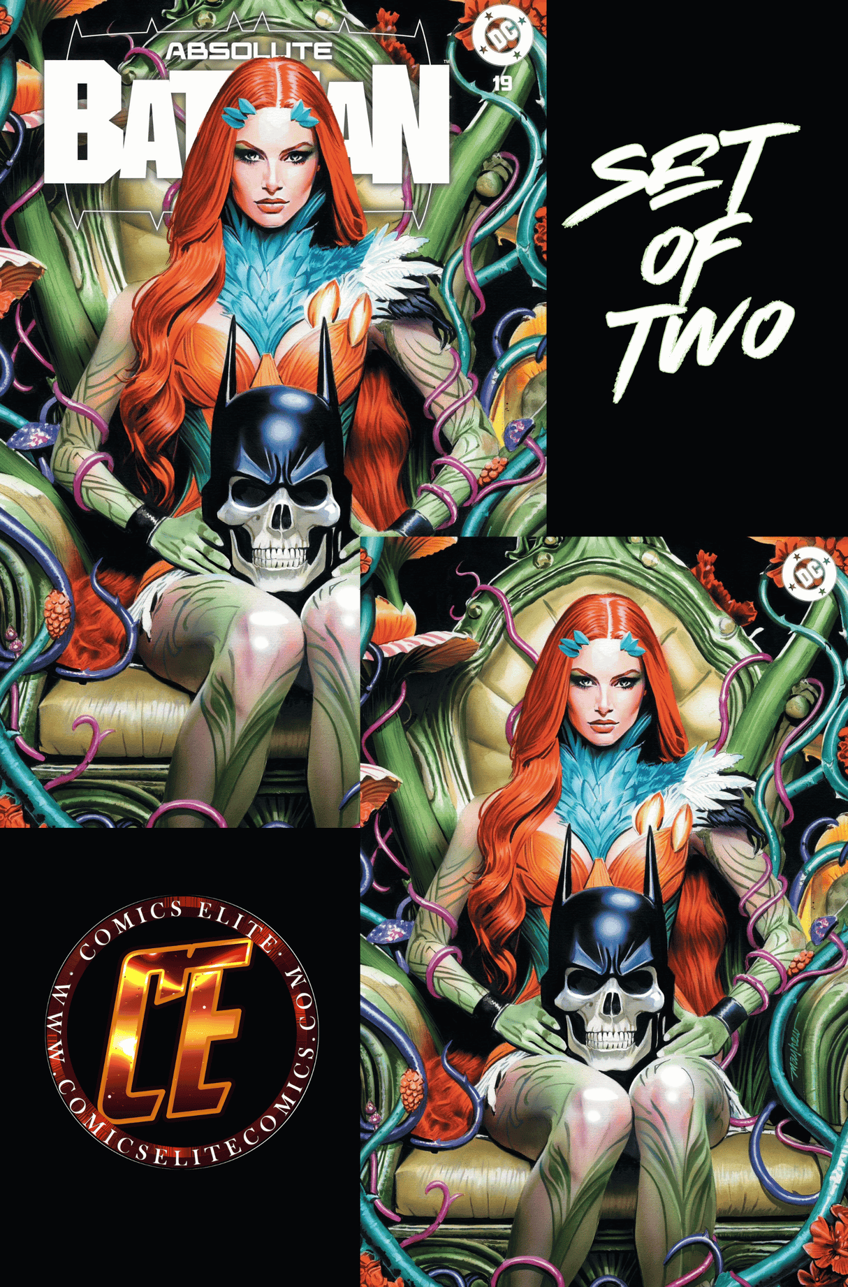 ABSOLUTE BATMAN #19 - MAYHEW - TRADE & VIRGIN SET - LTD 1000