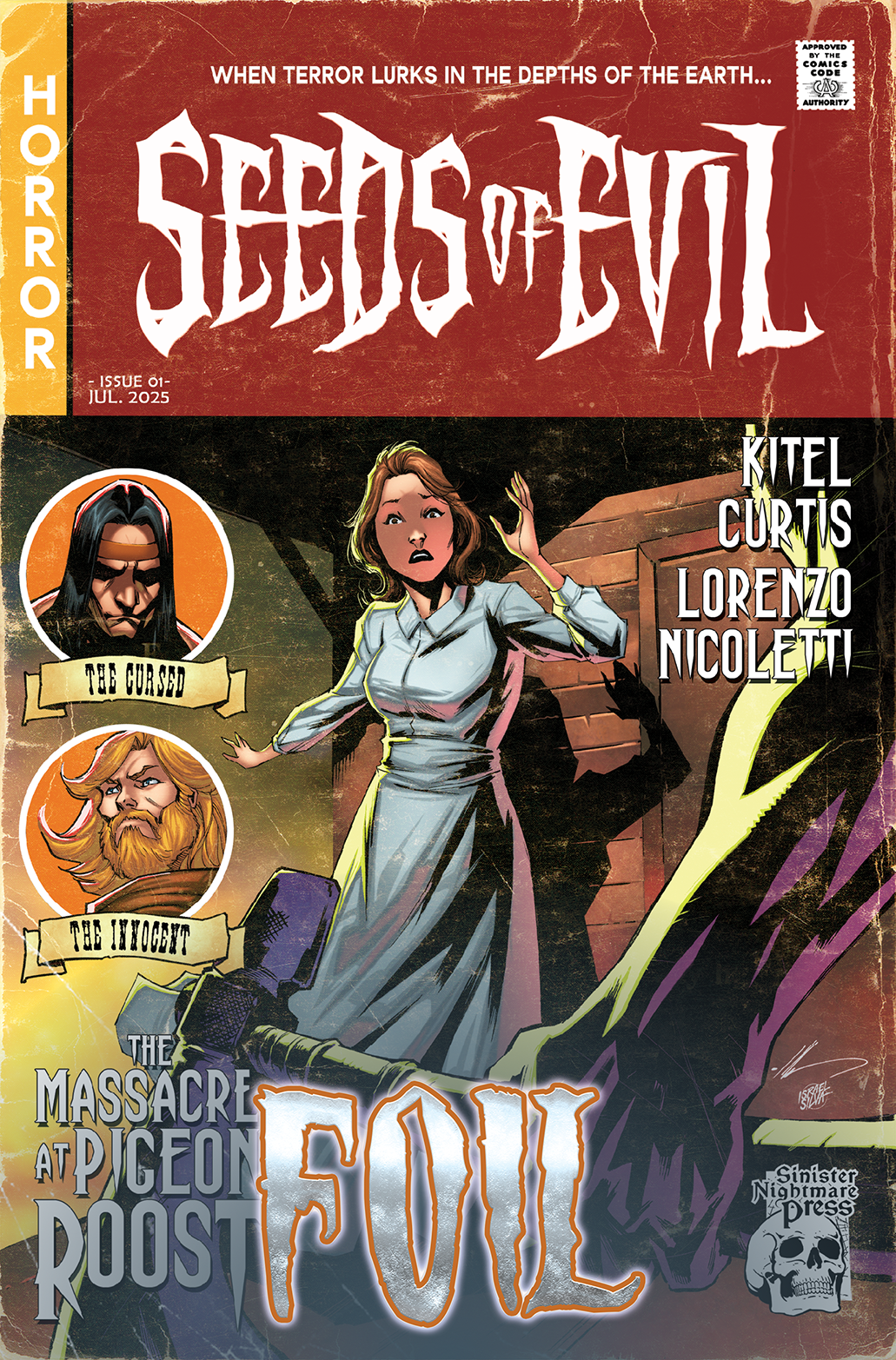 SEEDS OF EVIL #1 GARZA - TRADE FOIL - KICKSTARTER EDITION