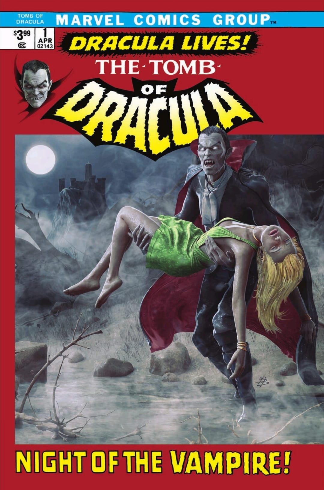 TOMB OF DRACULA #1 FACSIMILE - NYCC EXCL - BJORN BARENDS - LTD TO 3000 - KEY ISSUE