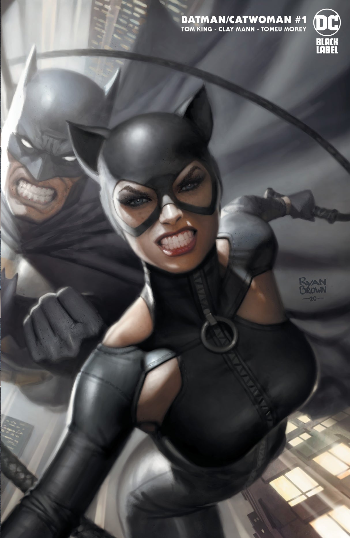 BATMAN CATWOMAN #1 RYAN BROWN - MINIMAL TD - LTD 1500