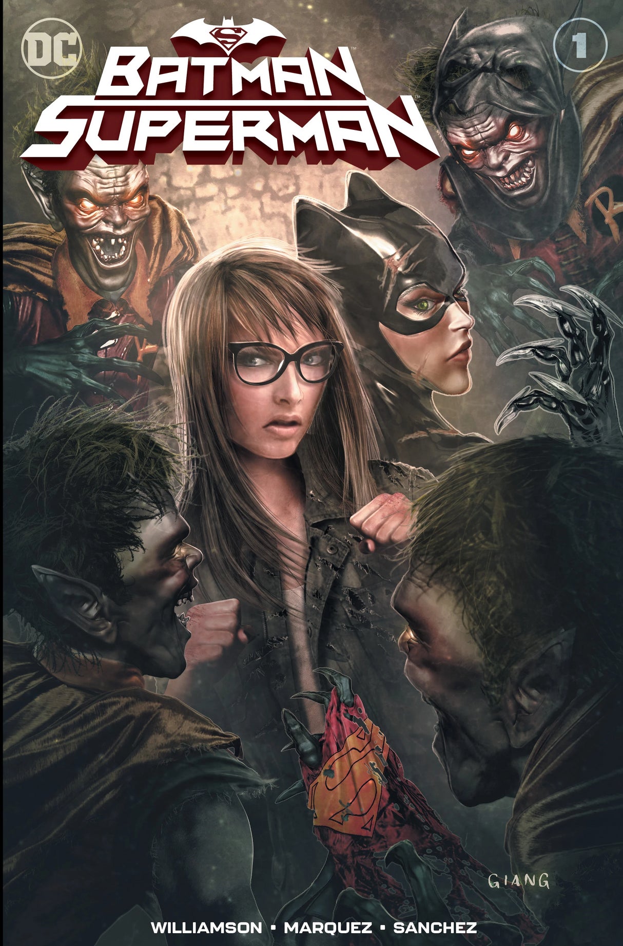 BATMAN SUPERMAN #1 JOHN GIANG - TRADE DRESS - LTD 3000 - KEY ISSUE