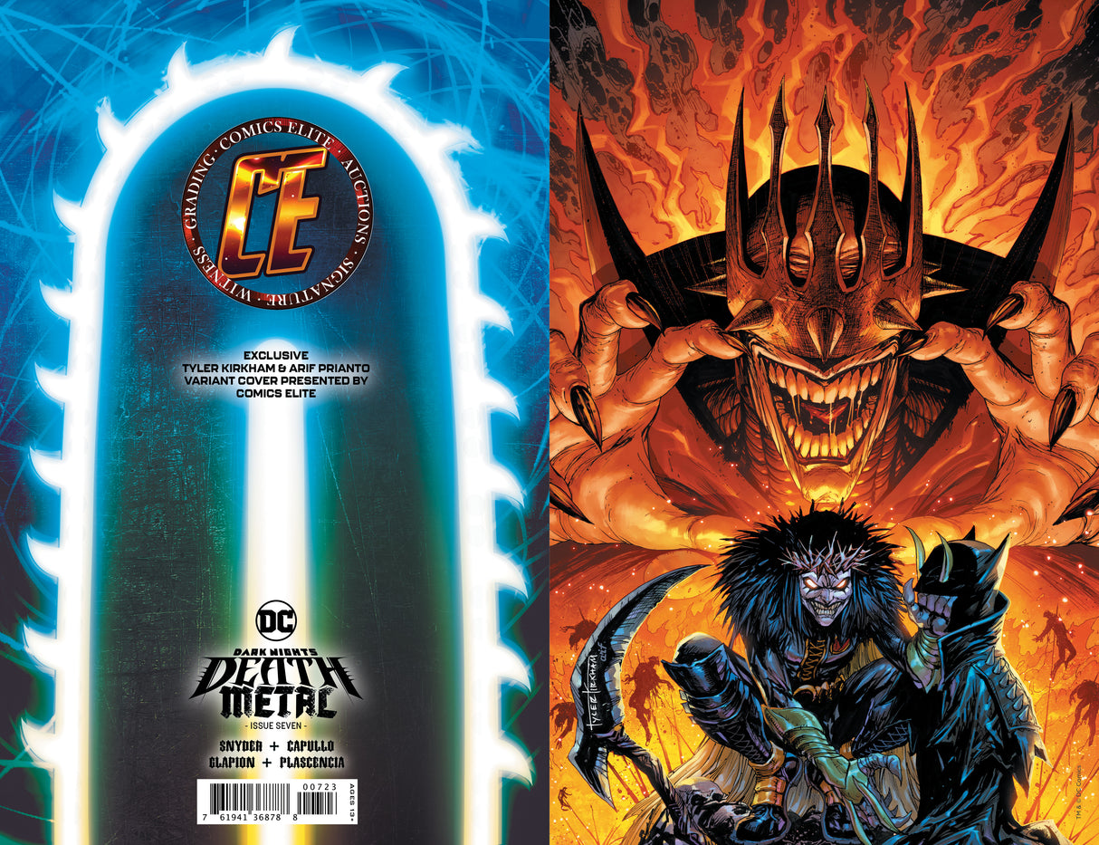 DARK NIGHTS DEATH METAL #7 TYLER KIRKHAM COVER B - LTD 1500 - 1/6/21