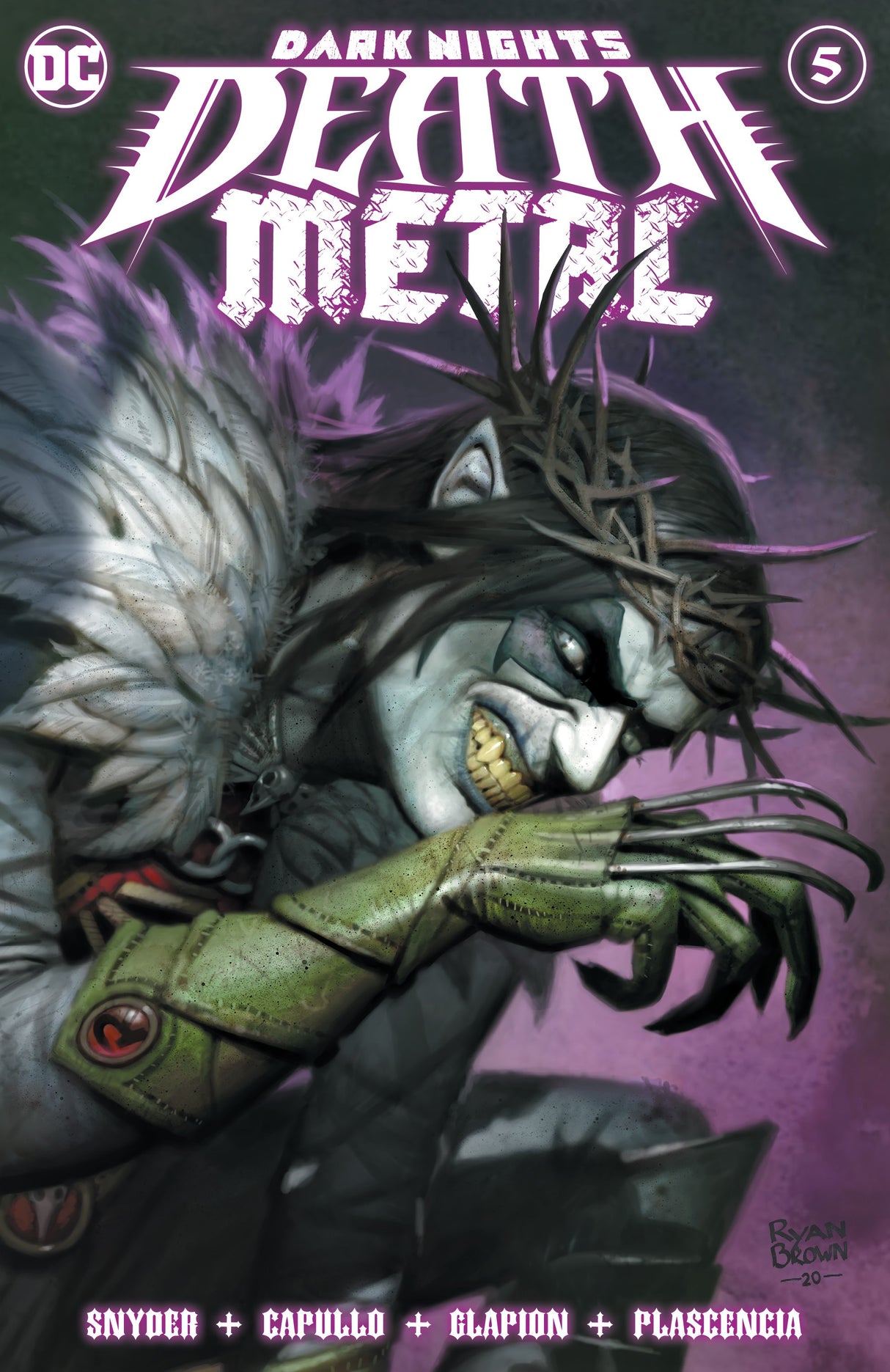 DARK NIGHTS DEATH METAL #5 RYAN BROWN - TRADE DRESS - LTD 3000