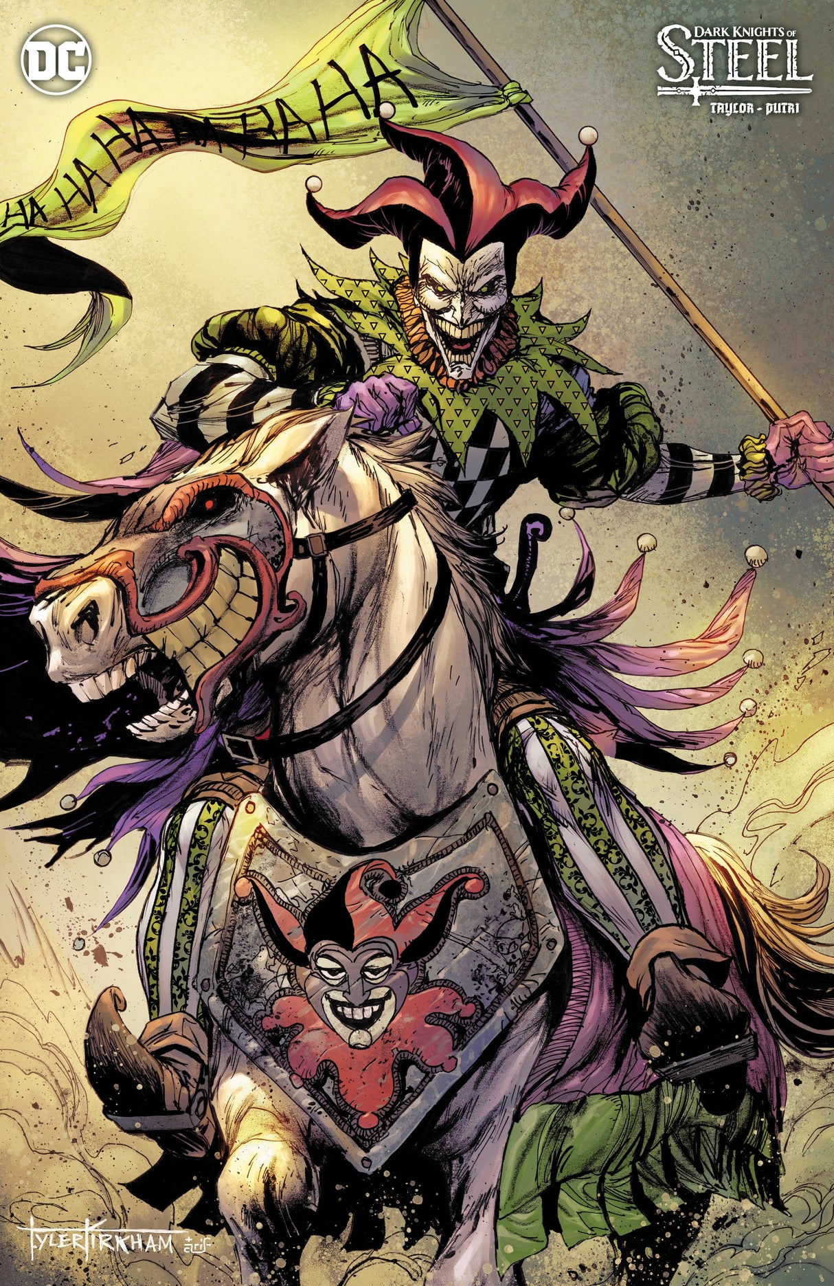 DARK KNIGHTS OF STEEL #1 KIRKHAM MIMIMAL CVR B - LTD 1500