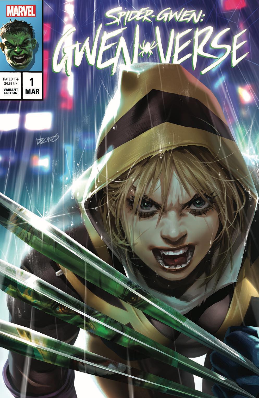 SPIDER-GWEN: GWEN-VERSE #1 - DERRICK CHEW - LTD 3000 - KEY ISSUE