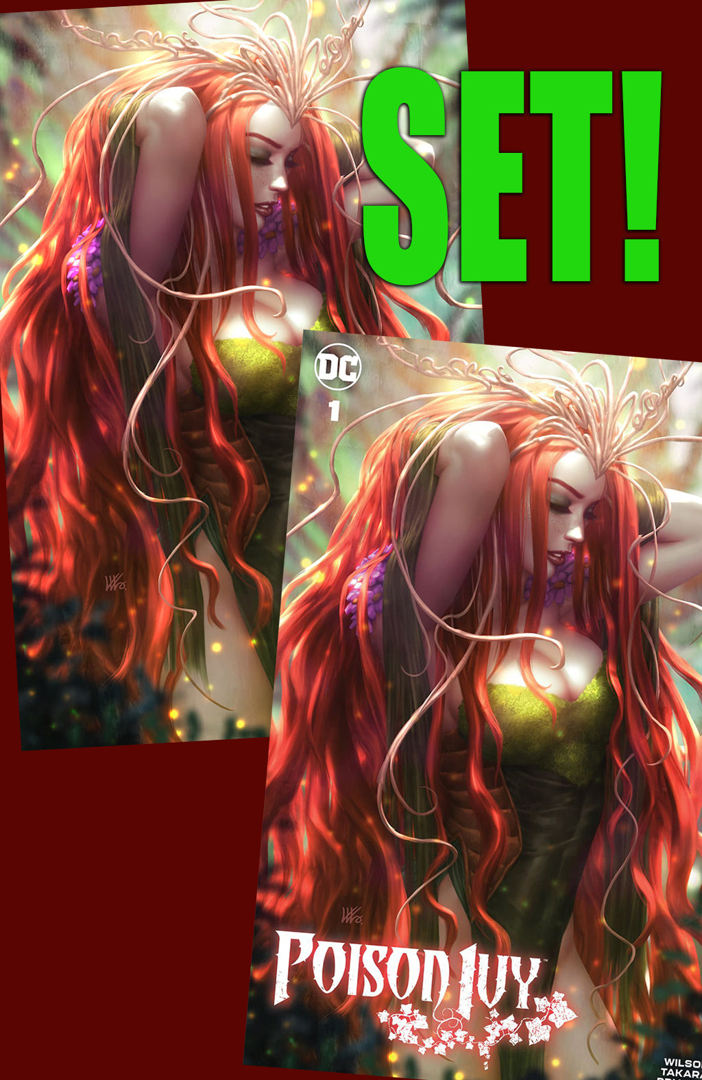 POISON IVY #1 KENDRICK LIM - TRADE & VIRGIN SET