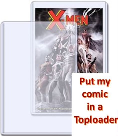 1 TOPLOADER FOR 1 COMIC