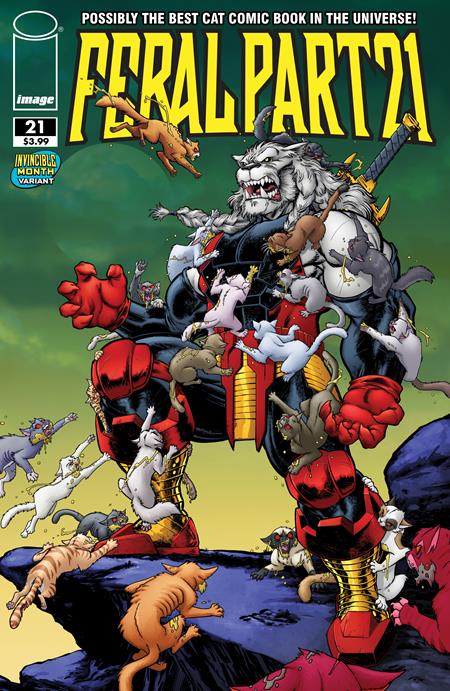 FERAL #21 - TONY FLEECS & TRISH FORSTNER - INVINCIBLE TEAM UP VAR - (RELEASED: 3/25/26)