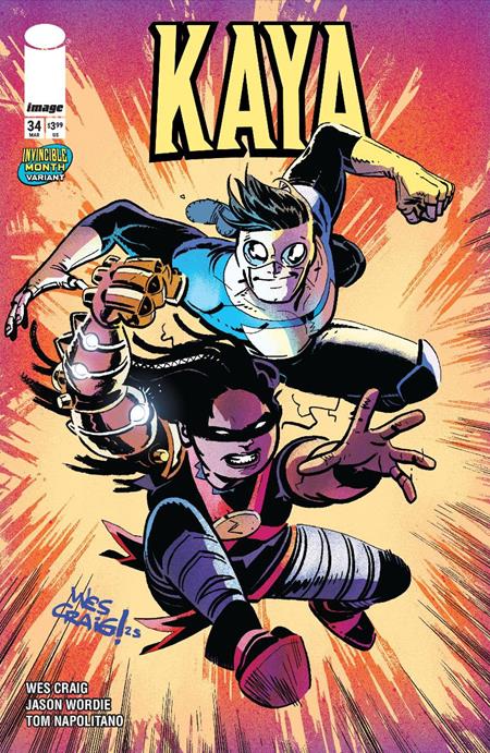 KAYA #34 CVR C WES CRAIG INVINCIBLE TEAM UP VAR (RELEASE: 3/18/26)