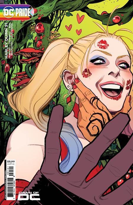 HARLEY QUINN #31 CVR C CLAIRE ROE DC PRIDE CONNECTING HARLEY QUINN CARD STOCK VAR (2 OF 2)