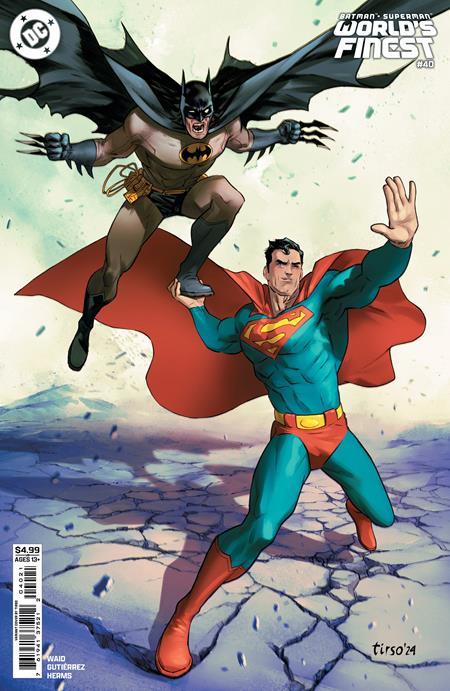 BATMAN SUPERMAN WORLDS FINEST #40 CVR B TIRSO CONS CARD STOCK VAR (RELEASE: 6/18/25)