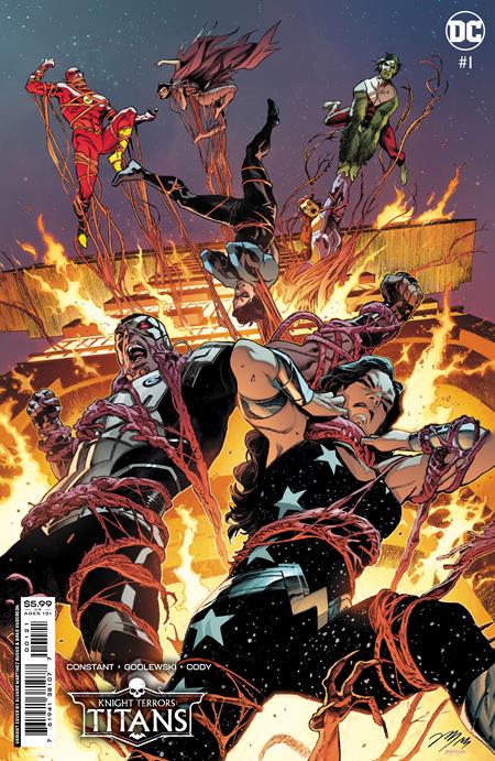 KNIGHT TERRORS TITANS #1 (OF 2) CVR B ALVARO MARTINEZ BUENO CARD STOCK