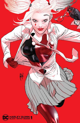 HARLEY QUINN BLACK WHITE REDDER #1 (OF 6) CVR C GUILLEM MARCH