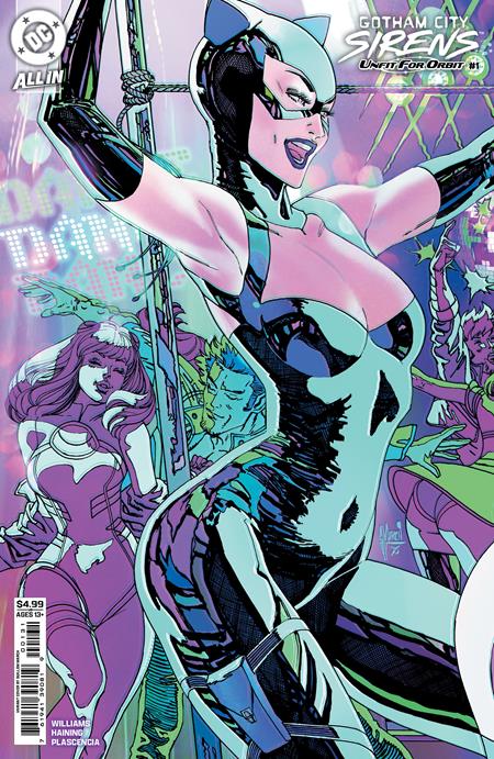 GOTHAM CITY SIRENS UNFIT FOR ORBIT #1 (OF 5) CVR D GUILLEM MARCH CONNECTING CARD STOCK VAR (RELEASE: 7/2/25)