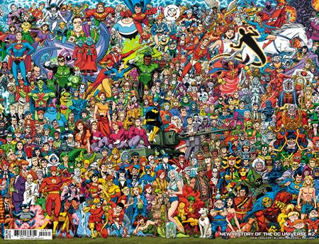 NEW HISTORY OF THE DC UNIVERSE #2 CVR D SCOTT KOBLISH LEGACY WRAPAROUND CARD STOCK VAR(RELEASE: 7/23/25)