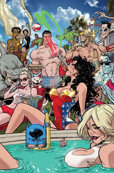 JUSTICE LEAGUE UNLIMITED #21 - KAARE ANDREWS - SWIMSUIT (RELEASE: 7/22/26)
