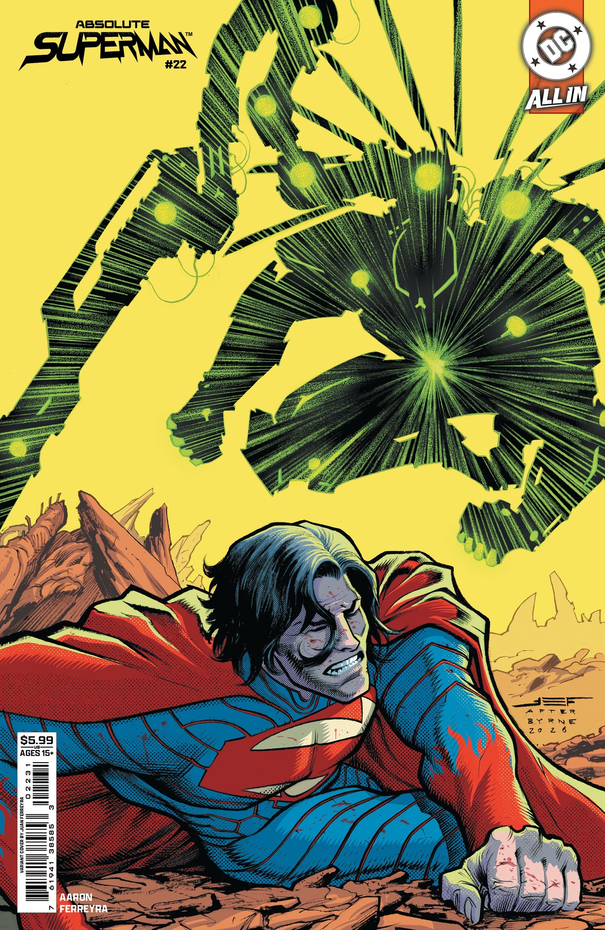 ABSOLUTE SUPERMAN #22 - CVR C - FERREYRA- KEY ISSUE (RELEASE: 8/5/26)