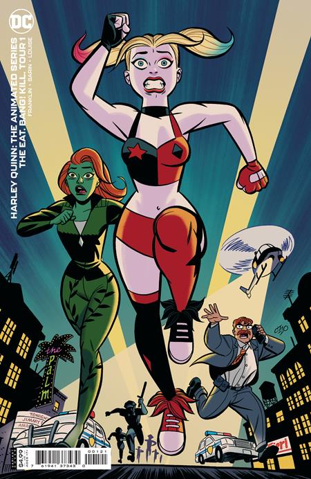 HARLEY QUINN ANIMATED SERIES EAT BANG KILL TOUR #1 CVR B MICHAEL CHO CARD STOCK VAR