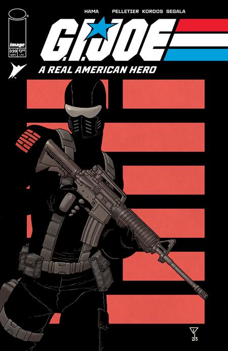GI JOE A REAL AMERICAN HERO #320 - PORTELA - RATIO VARIANT - 1:10 (RELEASE: 9/3/25) - MINOR DAMAGES!