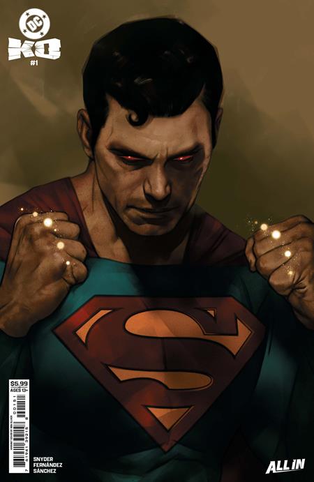 DC K.O. #1 CVR G BEN OLIVER FACE-OFF CARD STOCK VAR (RELEASE: 10/8/25)