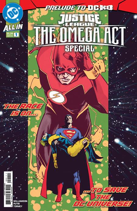 JUSTICE LEAGUE THE OMEGA ACT SPECIAL #1 CVR A JORGE FORNES (RELEASE: 10/1/25)