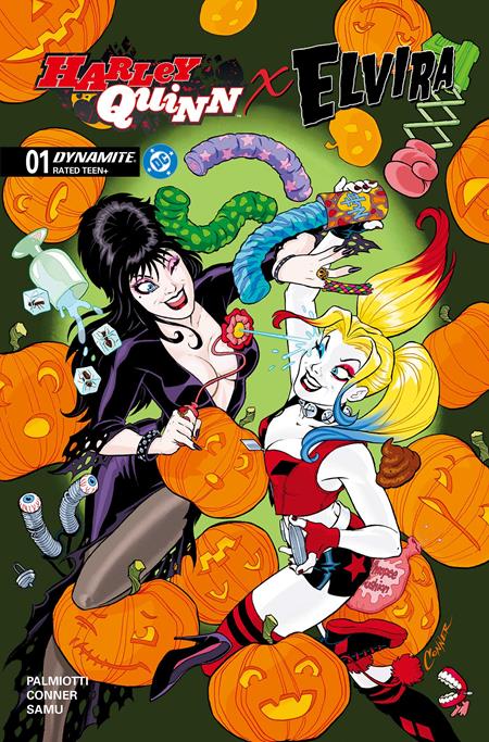 HARLEY QUINN X ELVIRA #1 CVR A AMANDA CONNER (RELEASE: 10/1/25)