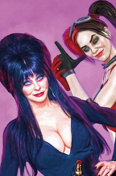 HARLEY QUINN X ELVIRA #1 CVR ZA - MARK SPEARS PINK VIRGIN - RATIO VARIANT - 1:15 (RELEASE: 10/1/25)