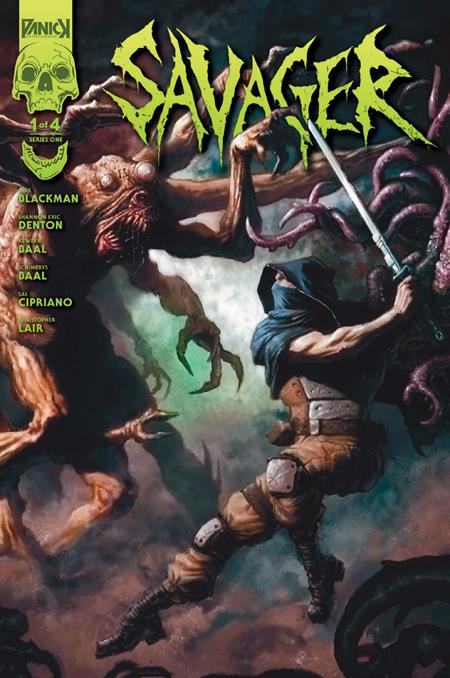 SAVAGER #1 (OF 4) CVR B CHRISTOPHER LAIR HEAVY METAL HOMAGE VAR (RELEASE: 10/1/25)