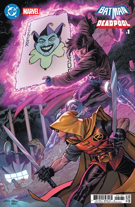 DC MARVEL BATMAN DEADPOOL #1 (ONE SHOT) CVR I ANDY KUBERT DAMIAN WAYNE GAMBIT CARD STOCK - (RELEASE: 11/19/25)