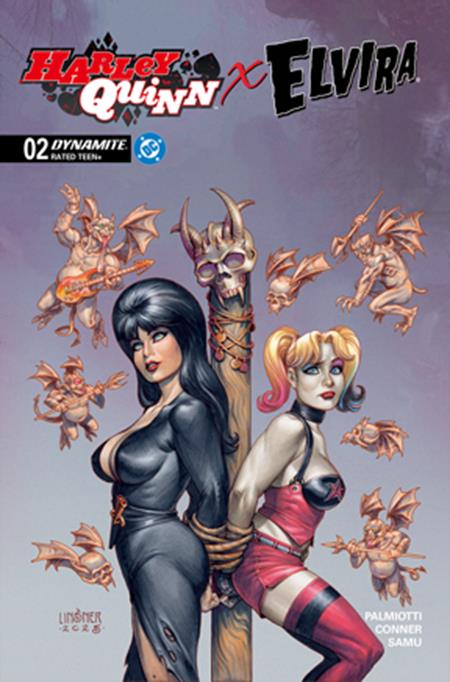 HARLEY QUINN X ELVIRA #2 CVR C JOSEPH MICHAEL LINSNER - (RELEASE: 11/19/25)