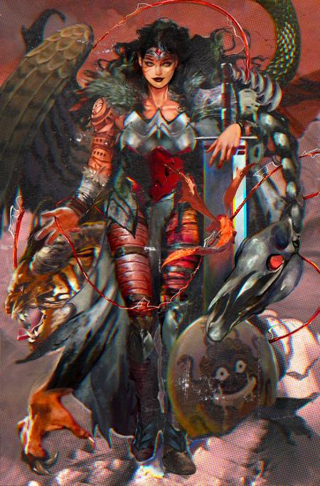 ABSOLUTE WONDER WOMAN #16 CVR E ANGELA WU CARD STOCK VAR (RELEASE: 1/28/25)