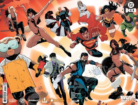 DC K.O. BOSS BATTLE #1 - CVR E JEFF SPOKES - WRAPAROUND CARD STOCK VAR (RELEASE: 2/4/26)