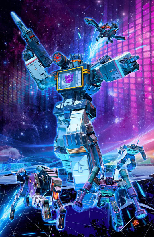 TRANSFORMERS #24 BJORN BARENDS - SOUNDWAVE - 80s RETRO VARIANT - VIRGIN - LTD 750