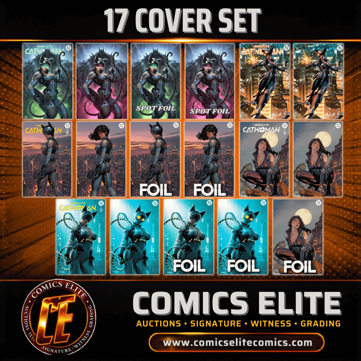 ABSOLUTE CATWOMAN #1 - ELITE BUNDLE - 17 EXCLUSIVE VARIANTS