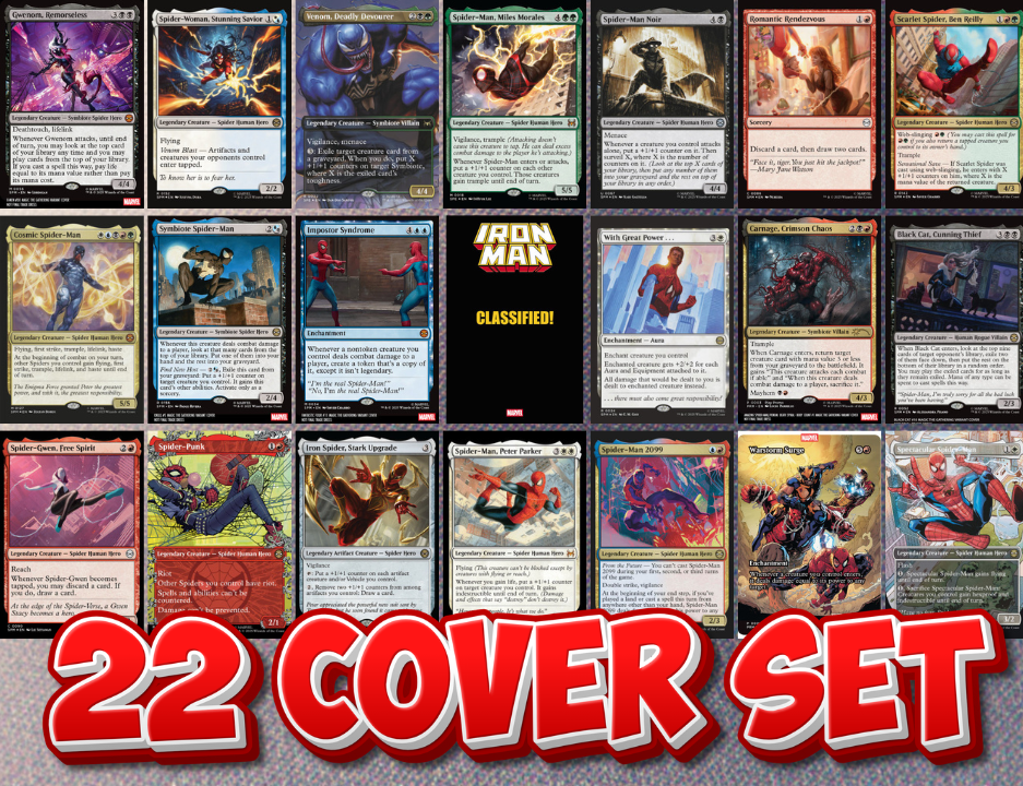 MARVELS MAGIC THE GATHERING VARIANTS - 22 COVER SET - (RELEASE: 6/10/26)