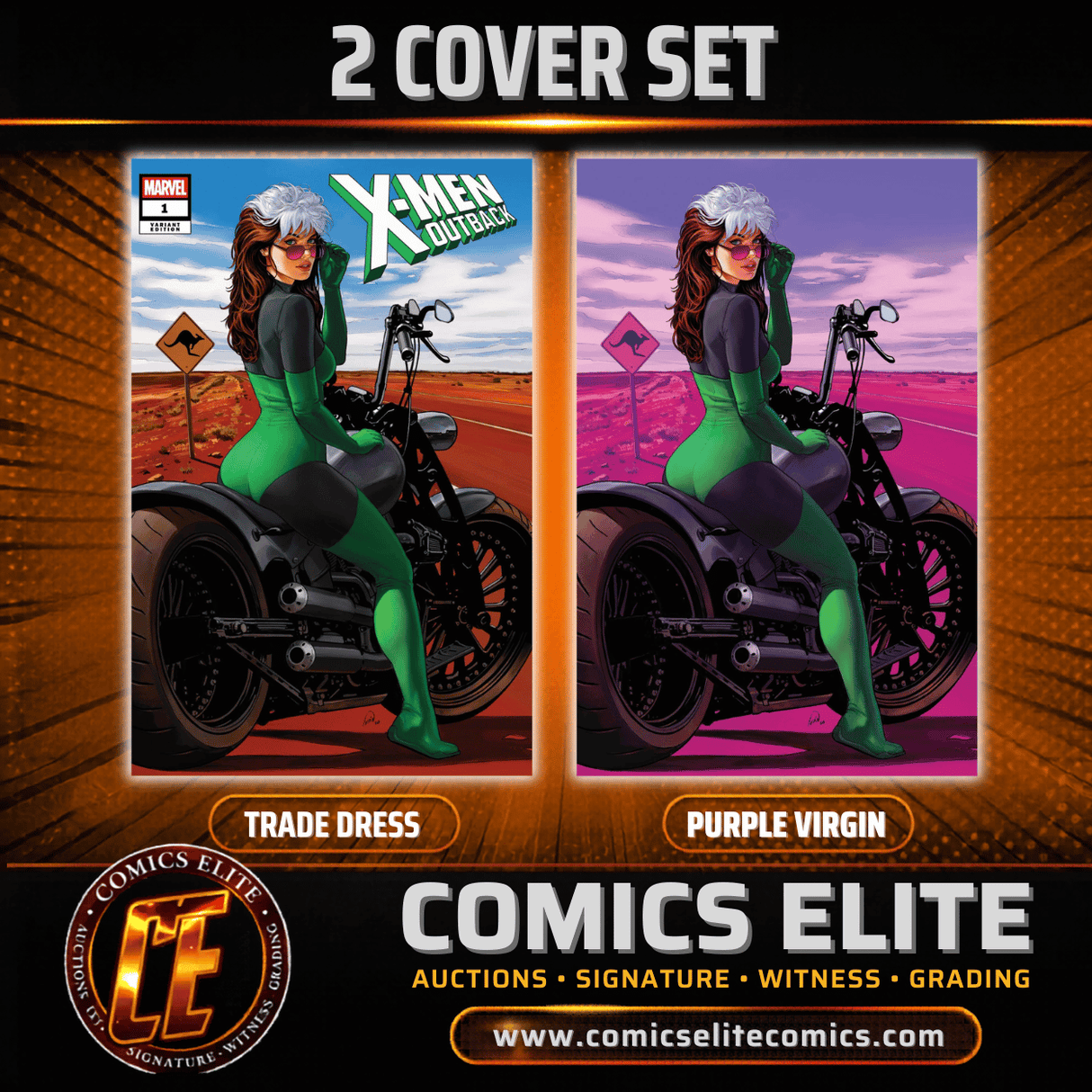 X-MEN OUTBACK #1 TALAVERA - 2 COVER SET