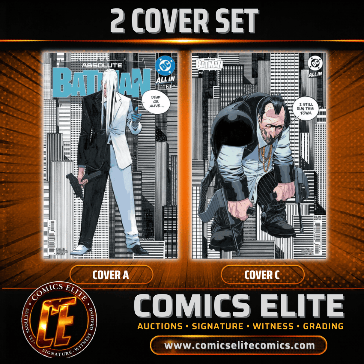 ABSOLUTE BATMAN #21 - DRAGOTTA - 2 COVER SET - (RELEASE: 6/10/26)
