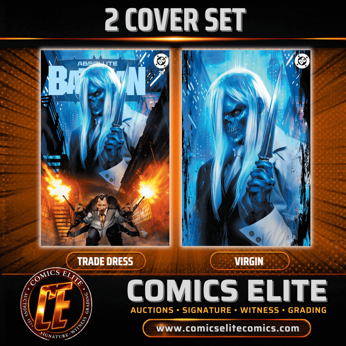 ABSOLUTE BATMAN #21 - ALPHA - WILKINS - 2 COVER SET