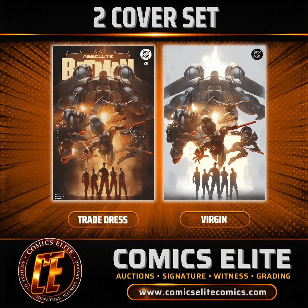 ABSOLUTE BATMAN #20 - SKAN - 2 COVER SET - KEY ISSUE