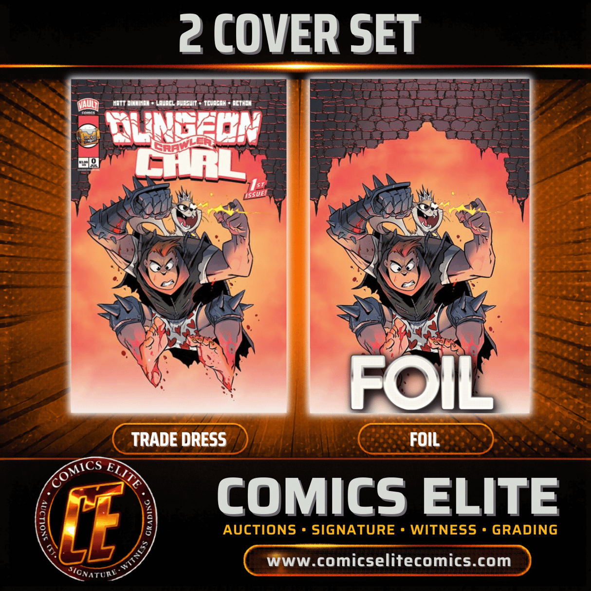 DUNGEON CRAWLER CARL SPECIAL EDITION #0 - BRETT BEAN - 2 COVER SET