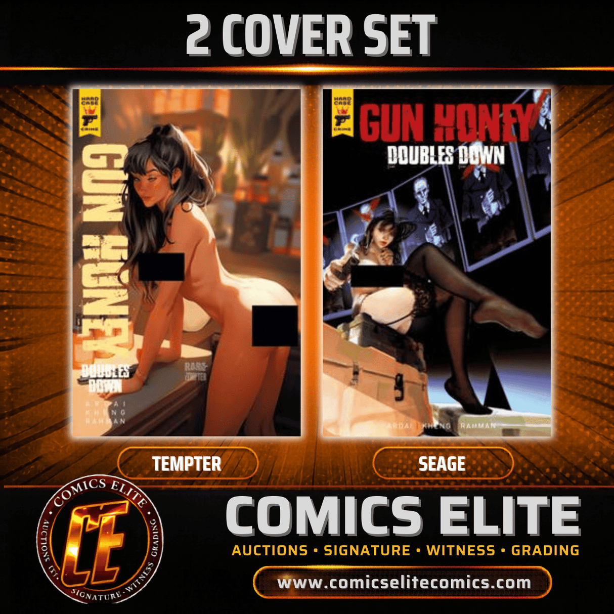 GUN HONEY DOUBLES DOWN #2 - NSFW BAGGED - 2 COVER SET (RELEASE: 7/22/26)
