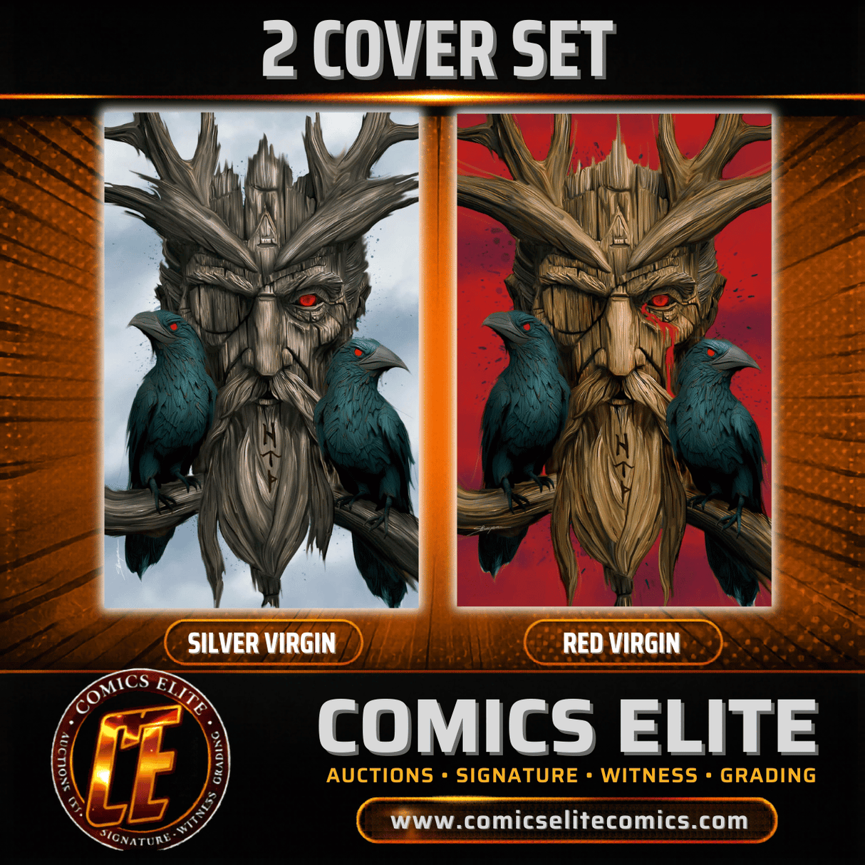 ODIN #1 - SHELDON BUECKERT - 2 COVER SET - LTD 500