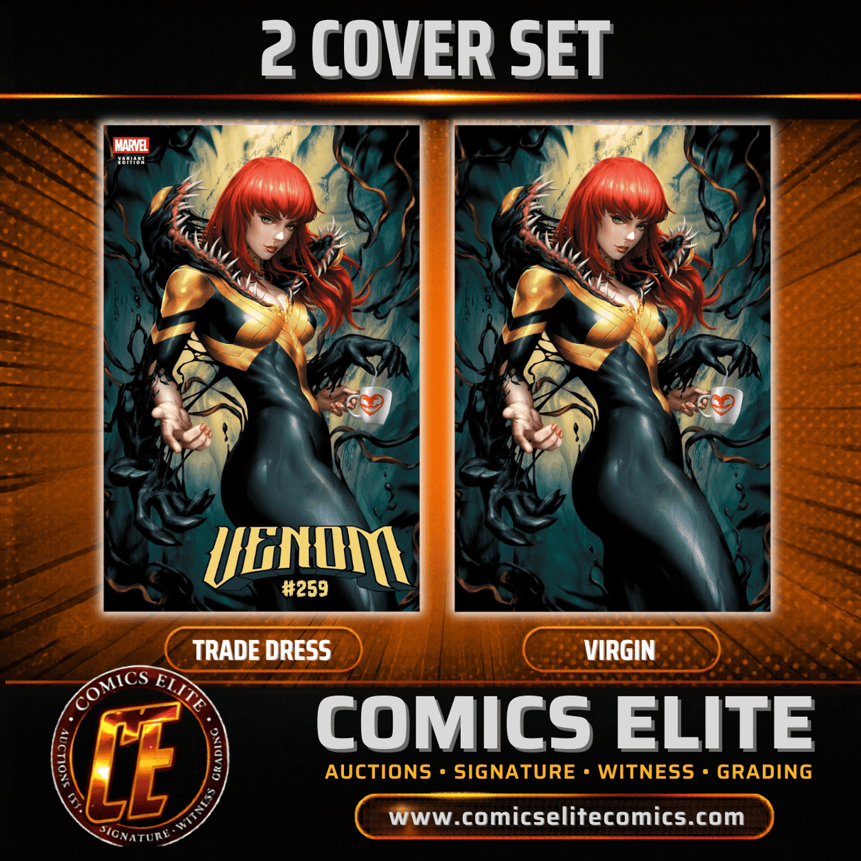 VENOM #259 - KUNKKA - 2 COVER SET