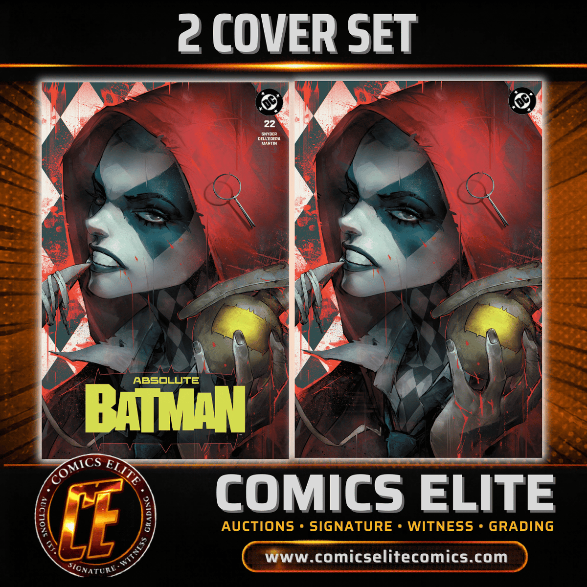 ABSOLUTE BATMAN #22 IVAN TAO - KEY ISSUE - 2 COVER SET