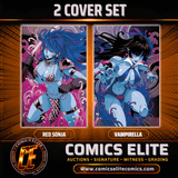 VAMPIRELLA #3 & RED SONJA #2 - GODTAIL - CONNECTING - UV - 2 COVER SET