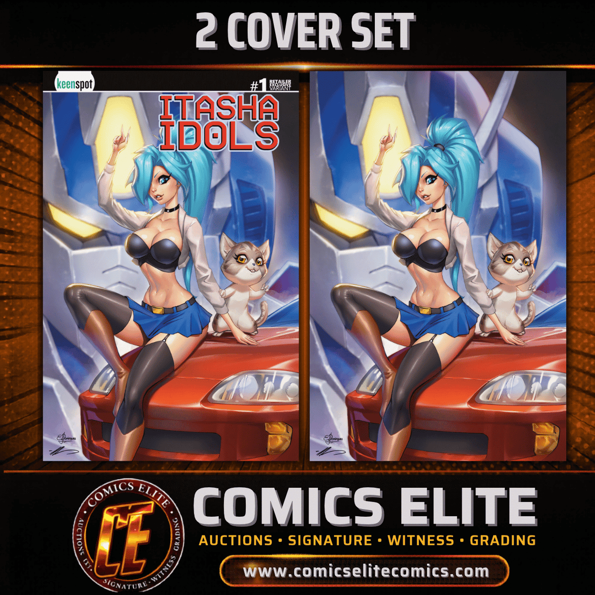 ITASHA IDOLS #1 - ALE GARZA - TRADE & VIRGIN - 2 COVER SET